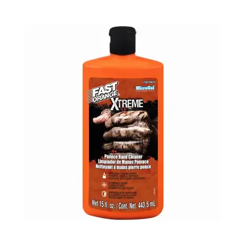 Fast Orange Hand Cleaner, White, Citrus, 15 fl-oz Bottle