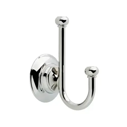 Robe Hook Porter 5.98" H X 3.78" W X 2.95" L Chrome Chrome