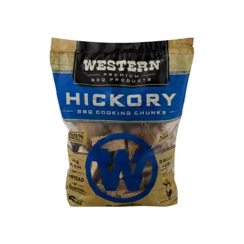 Grill Cooking Chunks, Hickory, 500 Cu. In. Grill Cooking Chunks, Hickory, 500 Cu. In.