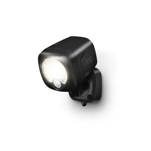 Spotlight Motion-Sensing Battery Powered LED Black Black Spotlight Motion-Sensing Battery Powered LED Black Black