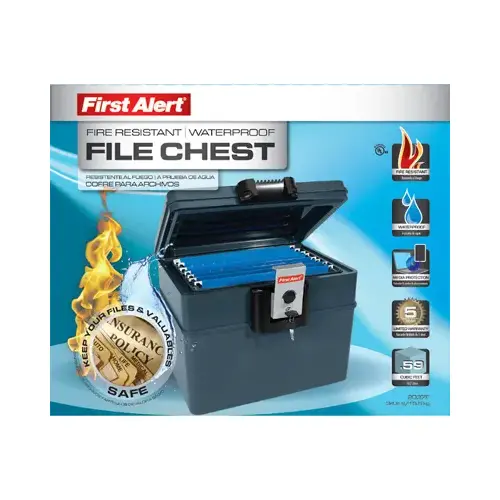 Fire & Waterproof Hanging File Chest Safe, 0.62 Cu. Ft. Gray Fire & Waterproof Hanging File Chest Safe, 0.62 Cu. Ft. Gray