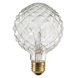 Globe Electric 84637 Incandescent Bulb Designer Crystalina 40 W G30 Decorative E26 (Medium) Amber Clear
