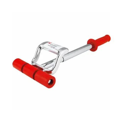 Extendable Floor Covering Roller, Extends Up To 27 In. Red/Silver