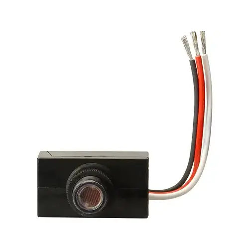 Light Control w/Photocell Black Photoelectric Black Light Control w/Photocell Black Photoelectric Black