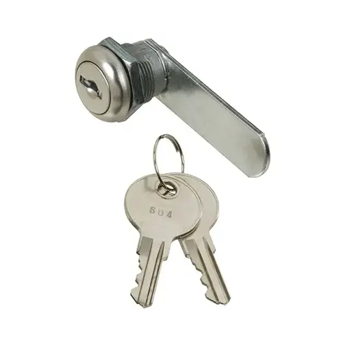VKA825 Series Utility Lock, Keyed Lock, Y13 Yale, B1 Cole Keyway, Steel/Zinc, Chrome