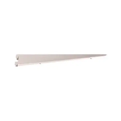 182 Series 9 In. White Steel Heavy-Duty Double-Slot Shelf Bracket 182 Series 9 In. White Steel Heavy-Duty Double-Slot Shelf Bracket