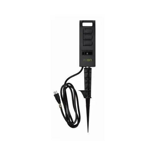 Outdoor Wi-Fi Yard Stake, 10 A, 125 V, White Outdoor Wi-Fi Yard Stake, 10 A, 125 V, White