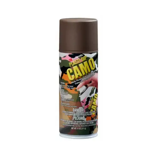 Multi-Purpose Rubber Coating Flat/Matte Camo Brown 11 oz oz Camo Brown Multi-Purpose Rubber Coating Flat/Matte Camo Brown 11 oz oz Camo Brown