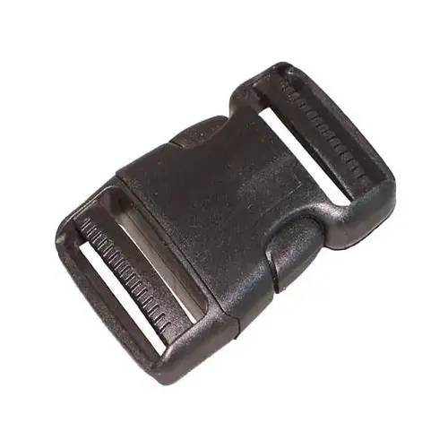 Cargo Strap Snap Buckle 2" L Black 70 lb Black - pack of 20