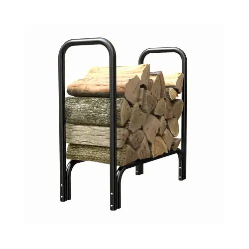 Log Rack Black Powder Coated Steel Powder Coated Log Rack Black Powder Coated Steel Powder Coated