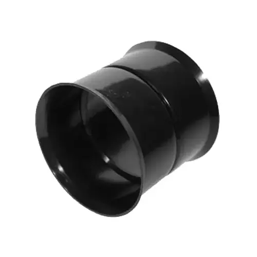 Coupling 4" Snap X 4" D Snap Polyethylene 4-1/2" Black