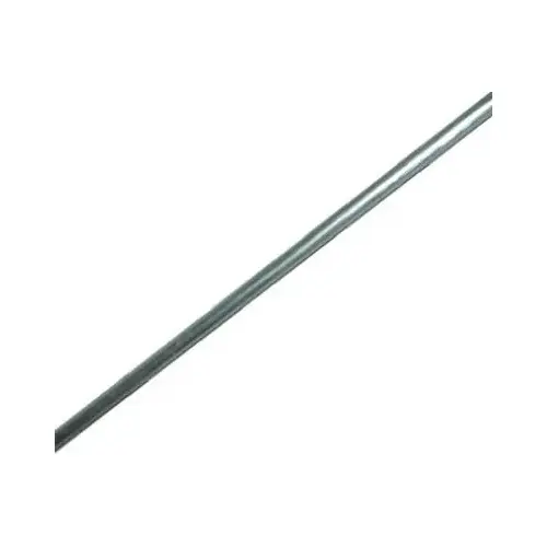 Aluminum Rod 36" L X 0.38" D Silver Mill
