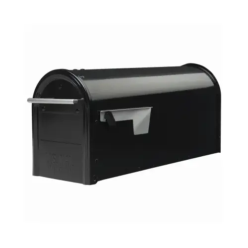 Mailbox Gibraltar es Franklin Contemporary Galvanized Steel Post Mount Black Powder Coated Mailbox Gibraltar es Franklin Contemporary Galvanized Steel Post Mount Black Powder Coated