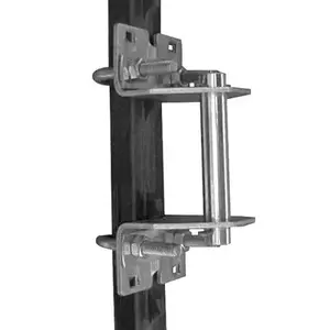 Wedge-Loc 115 Gate Hinge Set 12" L Silver Aluminum Silver