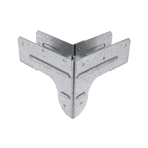 Rigid Tie Connectors ZMax 5.5" H X 5.5" W 18 speed Galvanized Steel
