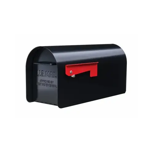 Mailbox Gibraltar es Ironside Contemporary Galvanized Steel Post Mount Black Powder Coated