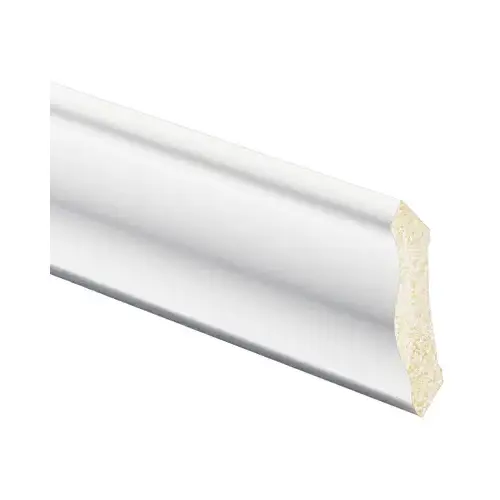 Trim 7/16" H X 8 ft. L Prefinished White Polystyrene OG Prefinished - pack of 9