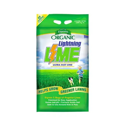 Lawn Fertilizer Lightning Lime All-Purpose For All Grasses 5000 sq ft Lawn Fertilizer Lightning Lime All-Purpose For All Grasses 5000 sq ft