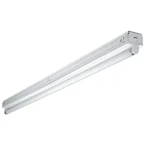 Eaton SNF132RC Fluorescent Strip Light, 120 V, 1-Lamp, Bi-Pin Lamp Base, 2900 Lumens Lumens, White Fixture