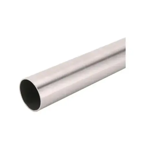 Closet Rod Pro HD 72" L X 1-3/8" D Brushed Nickel Steel Brushed Nickel