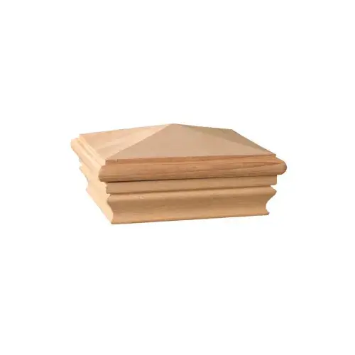 Post Cap, 4 in L, 4 in W, Cedar Other Post Cap, 4 in L, 4 in W, Cedar Other