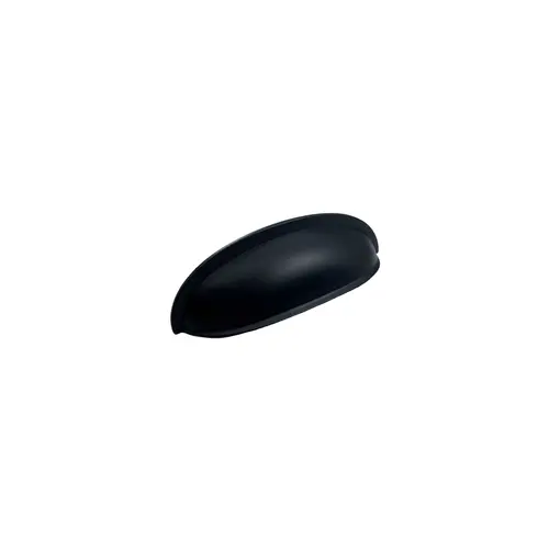 4-1/2" Bin Cabinet Pull with 3" Center to Center Matt Black Finish 4-1/2" Bin Cabinet Pull with 3" Center to Center Matt Black Finish