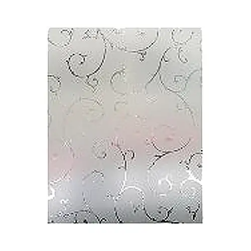Window Film Frosted Etched Lace Indoor 24" W X 36" L Frosted