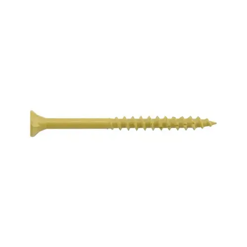 Exterior Deck Screws No. 10 S X 3-1/2" L Star Flat Head 1 lb Tan Exterior Deck Screws No. 10 S X 3-1/2" L Star Flat Head 1 lb Tan