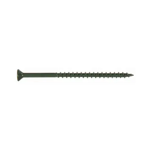 Exterior Deck Screws No. 10 X 3-1/2" L Star Flat Head Epoxy Coated Exterior Deck Screws No. 10 X 3-1/2" L Star Flat Head Epoxy Coated