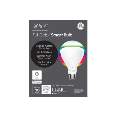 LED Smart Bulb BR30 E26 (Medium) Color Changing 65 W Frosted LED Smart Bulb BR30 E26 (Medium) Color Changing 65 W Frosted