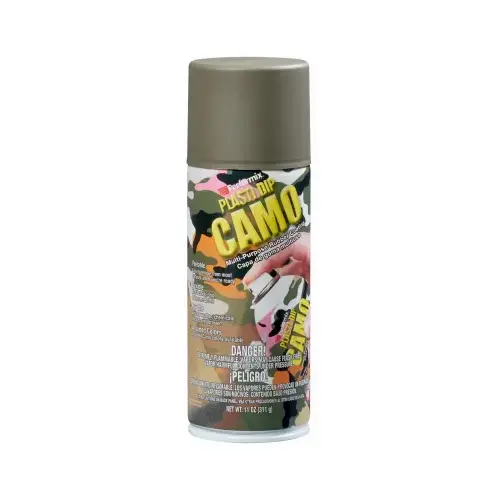 Multi-Purpose Rubber Coating Flat/Matte Camo Green 11 oz oz Camo Green