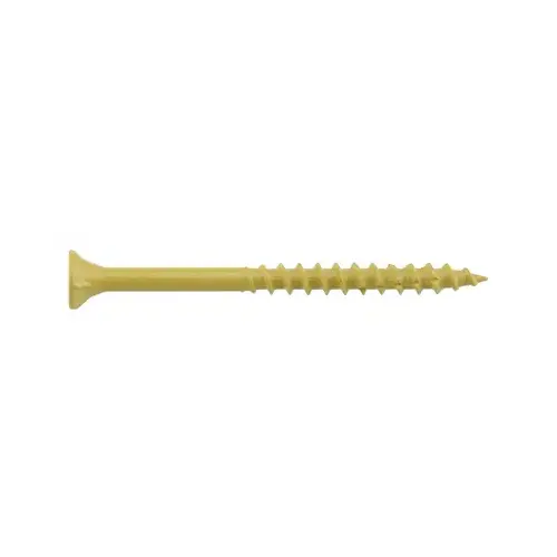 Exterior Deck Screws No. 8 X 1-1/4" L Star Flat Head 1 lb Tan