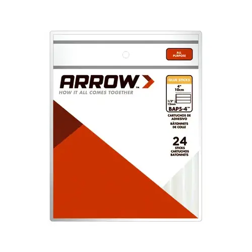 Glue Stick, Stick, Ester, Clear, 0.5 oz - pack of 24