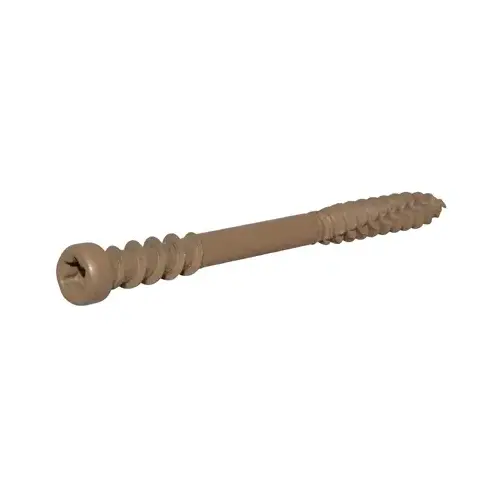 Composite Deck Screws No. 10 S X 3" L Star Flat Head 1 lb Tan Composite Deck Screws No. 10 S X 3" L Star Flat Head 1 lb Tan