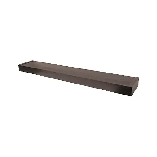 Floating Shelf 2" H X 36" W X 6" D Espresso Wood Espresso Floating Shelf 2" H X 36" W X 6" D Espresso Wood Espresso