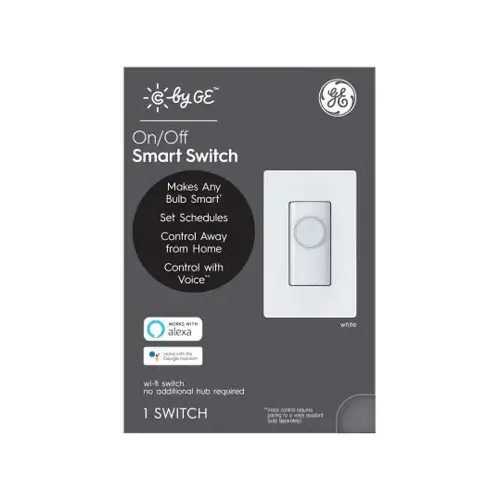 Switch Single Pole or 3-way Smart White White Switch Single Pole or 3-way Smart White White