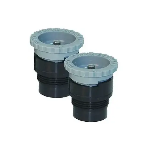 Sprinkler Nozzle Male Thread, Male Thread, 17 ft Black Pair