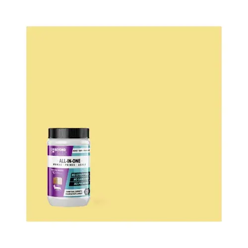 Paint Beyond Matte Buttercream Water-Based Exterior and Interior 51 g/L 1 qt Buttercream Paint Beyond Matte Buttercream Water-Based Exterior and Interior 51 g/L 1 qt Buttercream