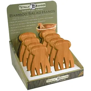 Totally Bamboo 20-2054 Salad Hands Brown Bamboo Brown Pair
