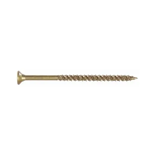 #8 x 1-1/4 in. Star Flat-Head Exterior Wood Screw (5 lbs./Pack)