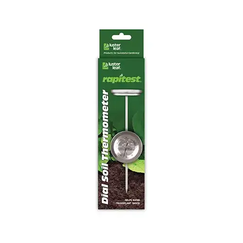 Soil Thermometer Rapitest Stainless Steel Silver Silver