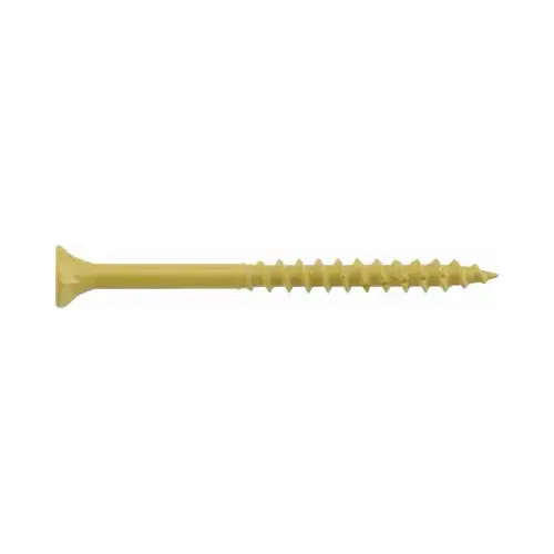 Exterior Deck Screws No. 8 X 2" L Star Flat Head Tan Exterior Deck Screws No. 8 X 2" L Star Flat Head Tan