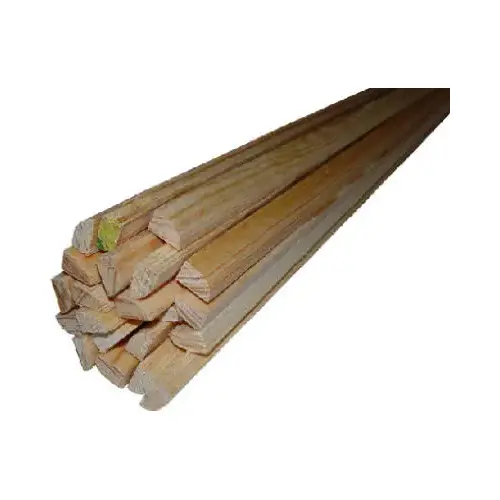 Base Moulding, 96 in L, 3/4 in W, 1/2 in Thick, Shoe Profile, Polycarbonate Unfinished Base Moulding, 96 in L, 3/4 in W, 1/2 in Thick, Shoe Profile, Polycarbonate Unfinished