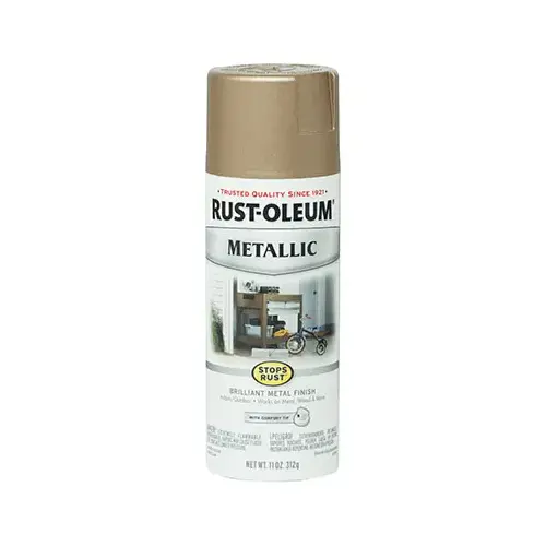 Spray Paint Stops Rust Metallic Rose Gold 11 oz Rose Gold Spray Paint Stops Rust Metallic Rose Gold 11 oz Rose Gold