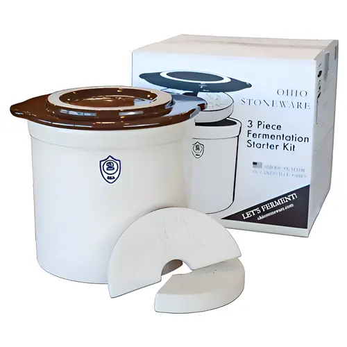 2 Gal. Fermentation Set (3-Piece) Bristol/Brown
