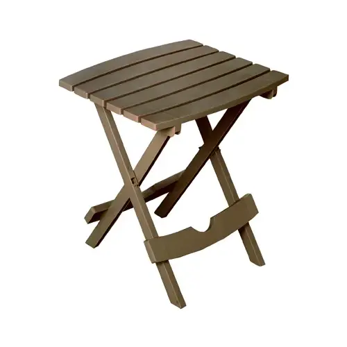 Side Table Quik-Fold Portobello Rectangular Resin Folding Portobello Side Table Quik-Fold Portobello Rectangular Resin Folding Portobello