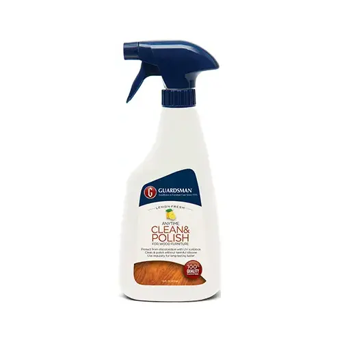 Furniture Polish, 16 oz Bottle, Light Yellow, Liquid, Lemon-Fresh Furniture Polish, 16 oz Bottle, Light Yellow, Liquid, Lemon-Fresh