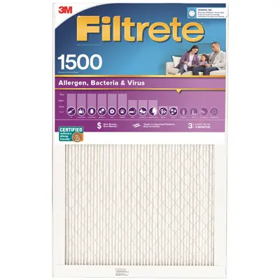 Filtrete FILTER AIR 1500MPR 12X12X1IN - pack of 4 2010-4-XCP4 Filtrete FILTER AIR 1500MPR 12X12X1IN - pack of 4 2010-4-XCP4