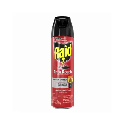 Ant and Roach Killer, Liquid, Spray Application, 17.5 oz Clear Ant and Roach Killer, Liquid, Spray Application, 17.5 oz Clear