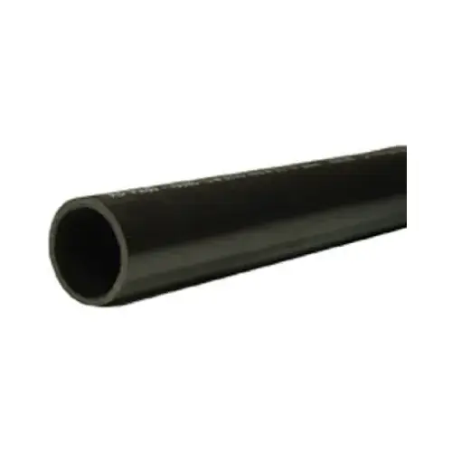 ABS Schedule 40 Pipe, Foam Core, 2 x 20 Ft. Black